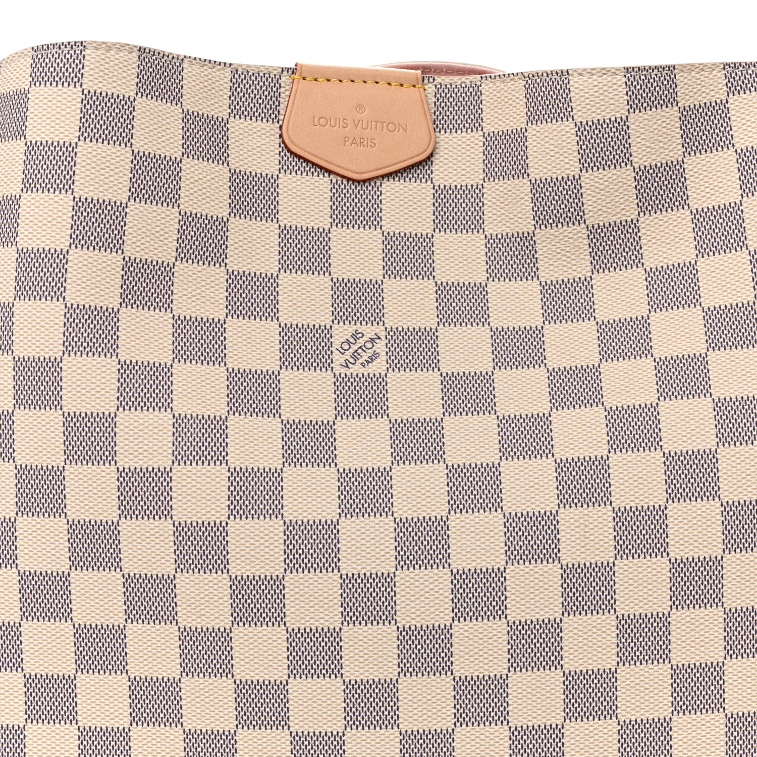 Louis Vuitton Damier Azur Graceful MM Rose Ballerine 7 of 10