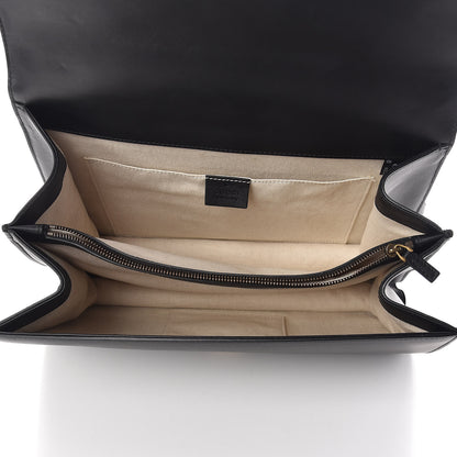 Gucci Calfskin Bamboo Web Large Dionysus Top Handle Bag Black Bright Evergreen Hibiscus Red 6 of 19
