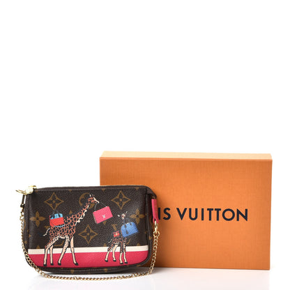Louis Vuitton Monogram 2017 Christmas Animation Mini Pochette Accessories 8 of 8