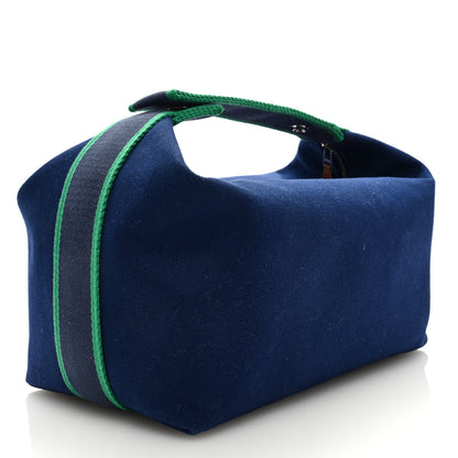 Hermes Canvas Large Bride-A-Brac Pouch Marine 3 of 7