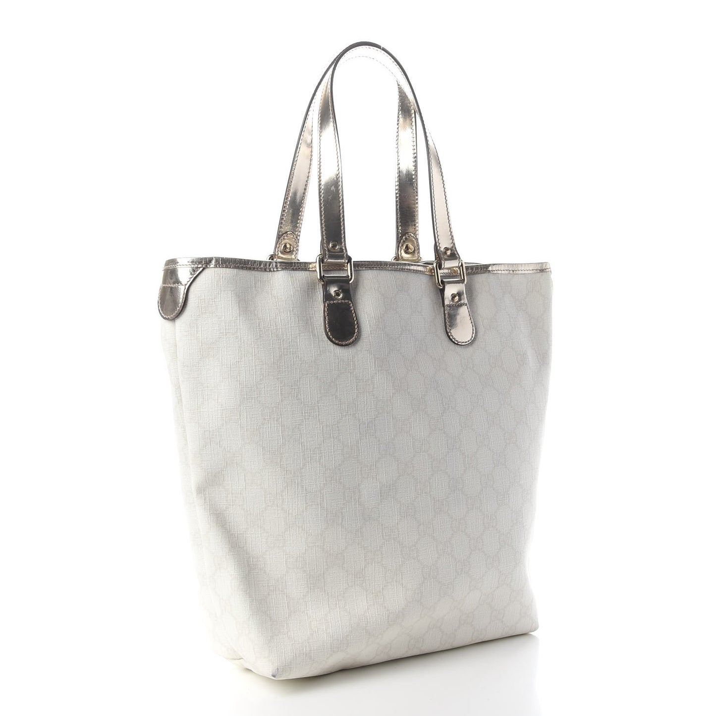 GG Plus Monogram Medium Joy Tote Platinum