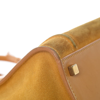 Celine Suede Medium Phantom Luggage Amber 10 of 18