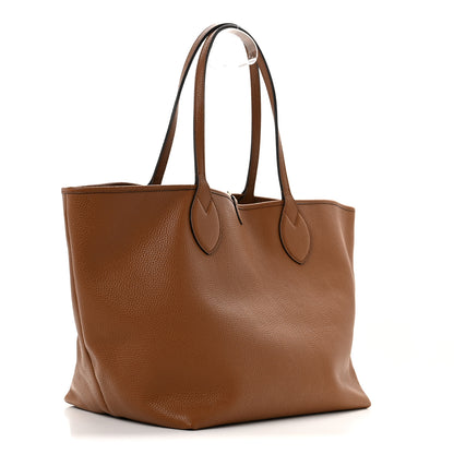 Gucci Grained Calfskin Monogram Large Totissima Reversible Tote Brown 4 of 12