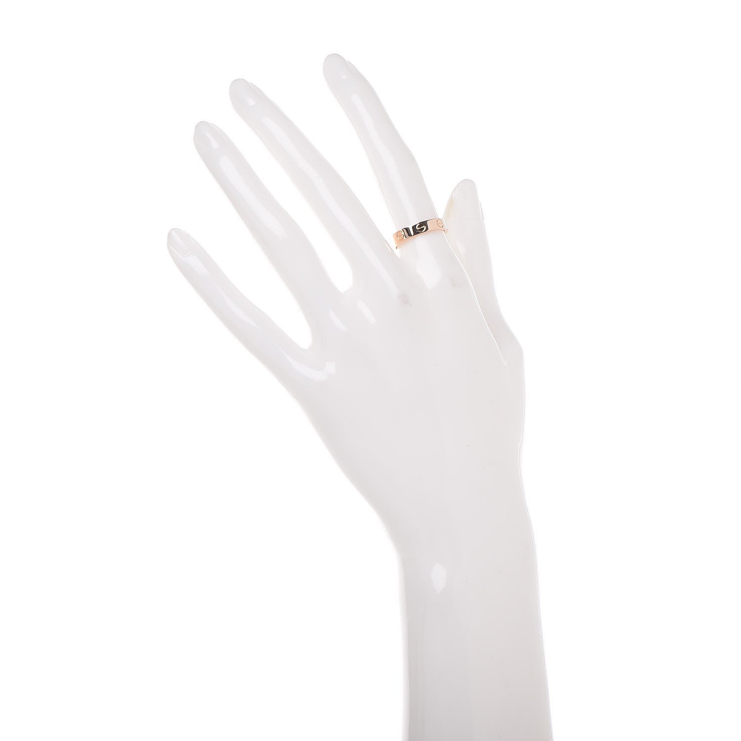 Cartier 18K Pink Gold 3.5mm LOVE Wedding Band Ring 51 5.75 2 of 5