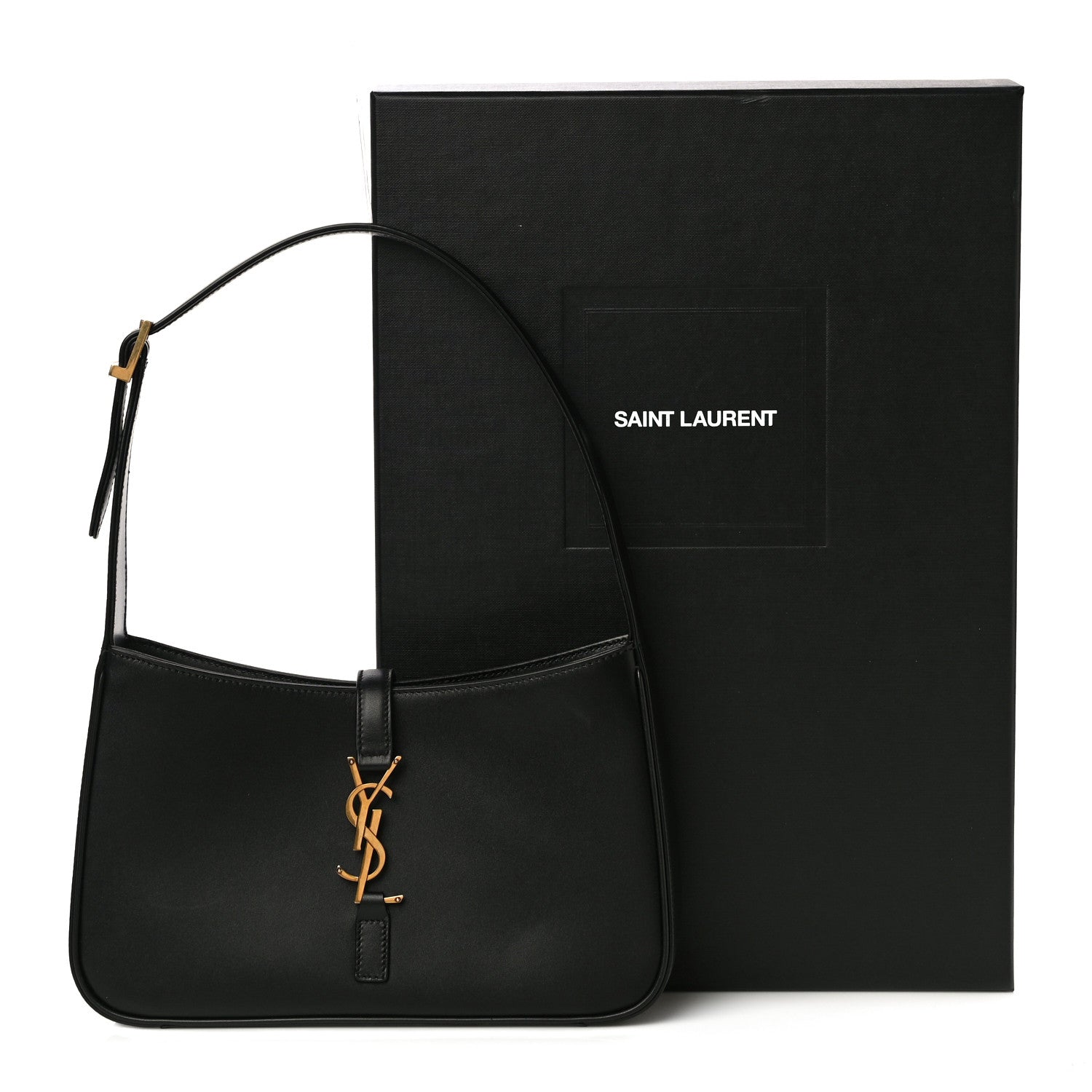 Saint Laurent Smooth Calfskin Le 5 A 7 Hobo Black 15 of 15