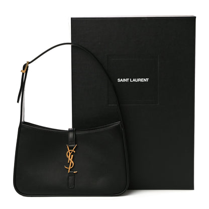 Saint Laurent Smooth Calfskin Le 5 A 7 Hobo Black 15 of 15