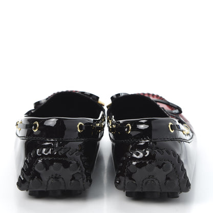Louis Vuitton Patent Gloria Loafers 39 Red 6 of 9