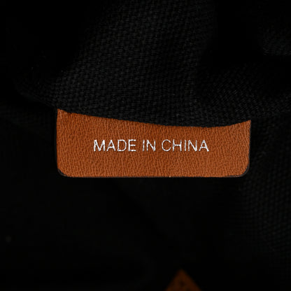 Burberry Mega Check Grainy Calfskin Small Gowan Messenger Bag Saddle Brown 7 of 17