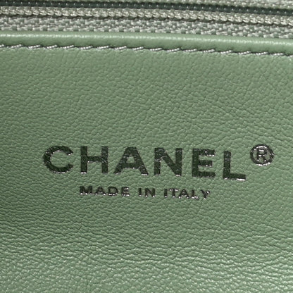 Chanel Sequin Mini Waterfall Flap Green Light Green Yellow 8 of 18