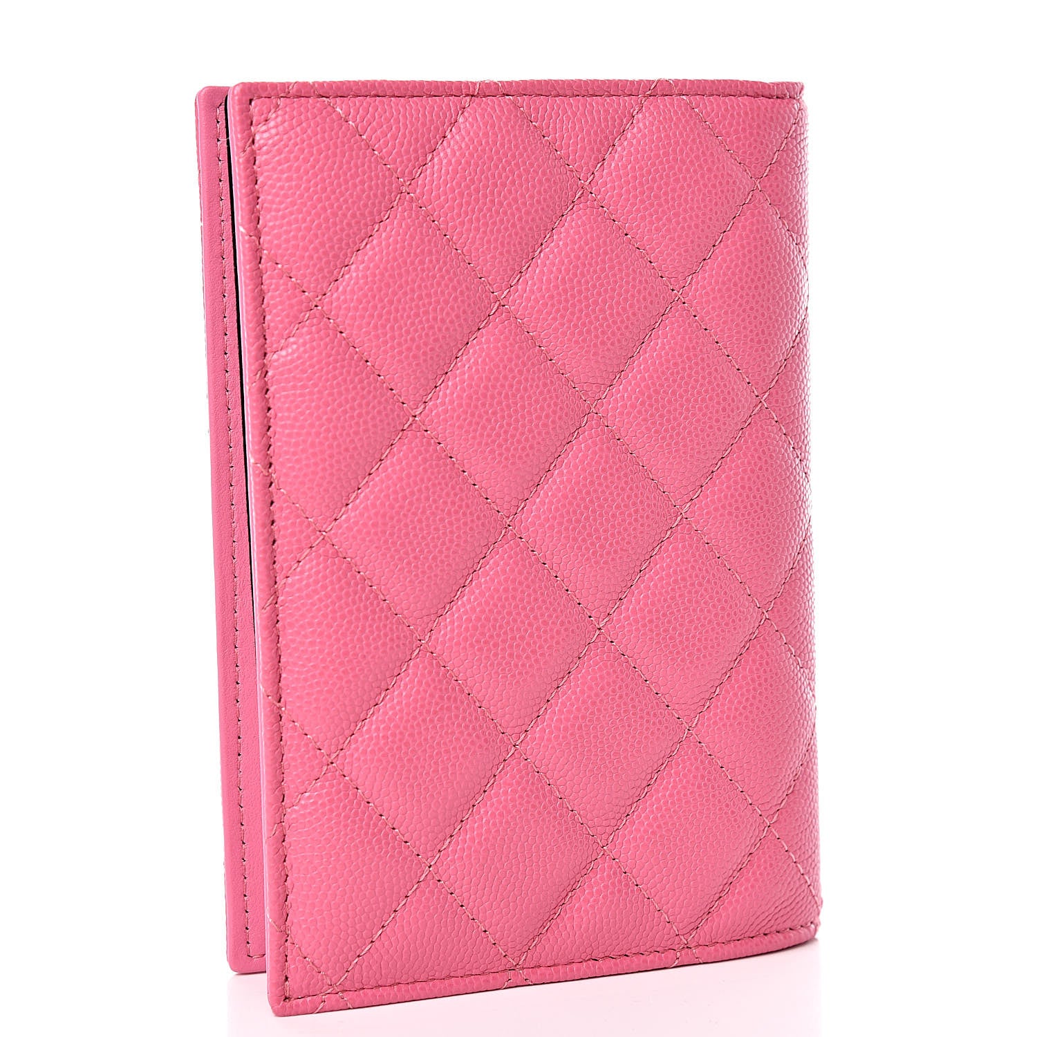 Chanel Caviar Quilted Passport Holder Pink 3 of 8