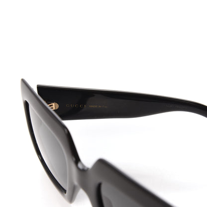Gucci Acetate Square Frame Sunglasses GG0053S Black 5 of 8
