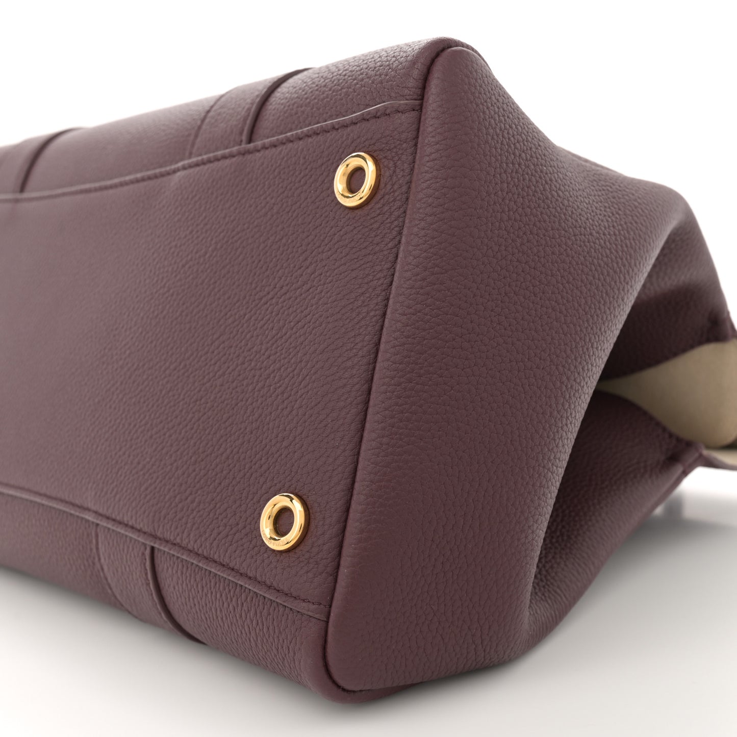 Grained Calfskin L32 Loom Bag Azuki Beans