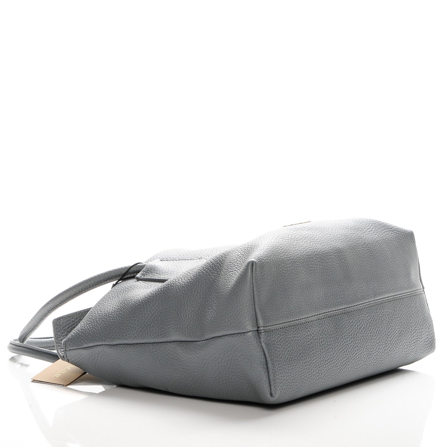 Burberry London Grainy Calfskin Medium Baynard Tote Storm Grey 4 of 6