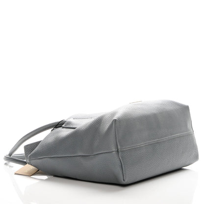 Burberry London Grainy Calfskin Medium Baynard Tote Storm Grey 4 of 6