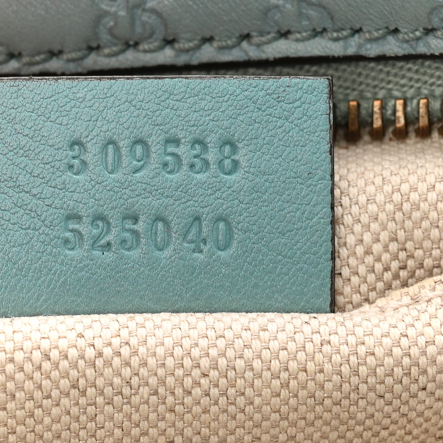 Soft Microguccissima Sunshine Disco Crossbody Bag Blue