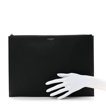 Saint Laurent Grain De Poudre Document Holder Black 2 of 10