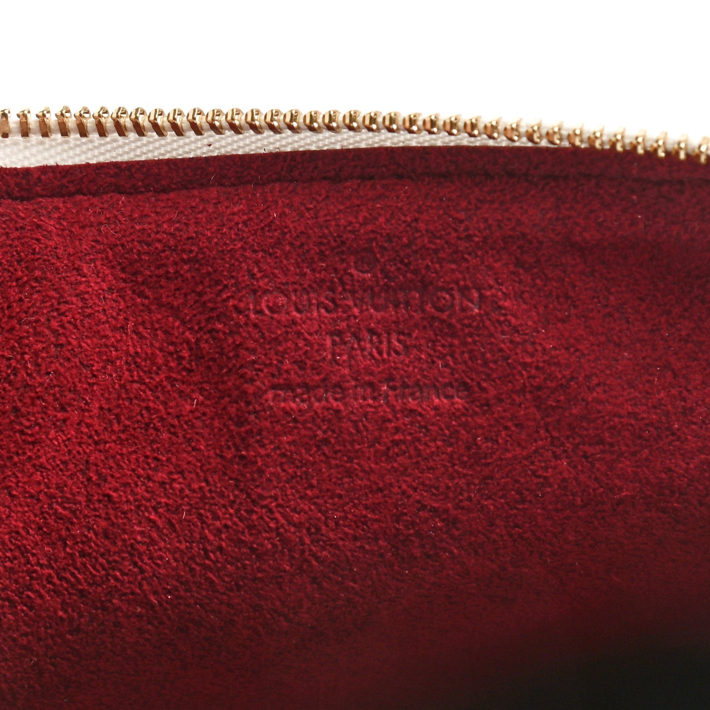 Monogram Multicolor Pochette Plate GM White