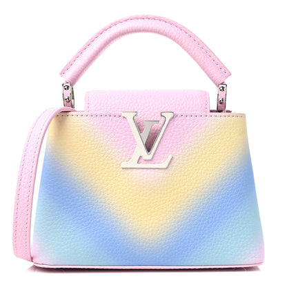 Louis Vuitton Taurillon Mini Degrade Rainbow V Capucines 1 of 10