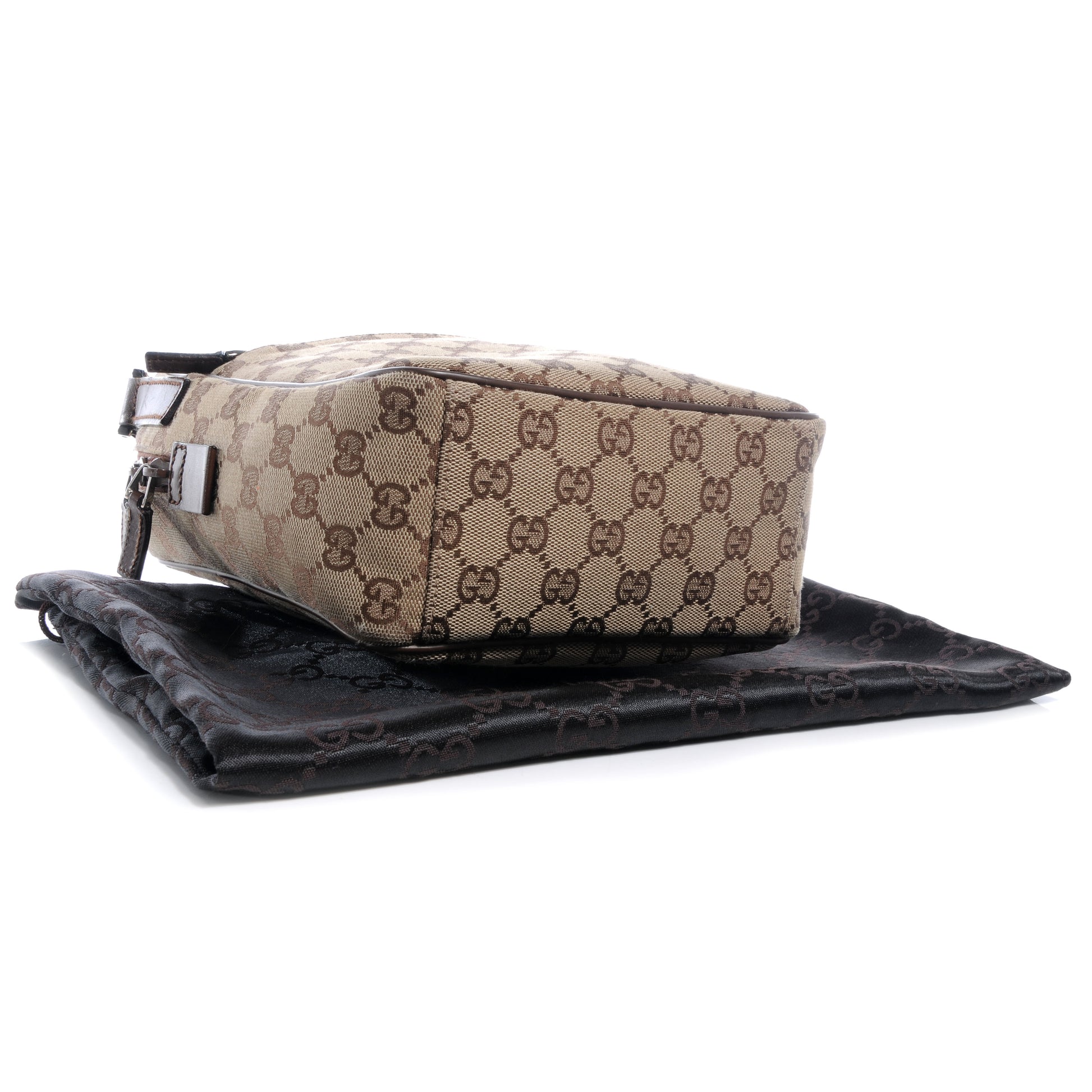 Gucci Monogram GG Flight Small Crossbody Bag Ebony 4 of 7