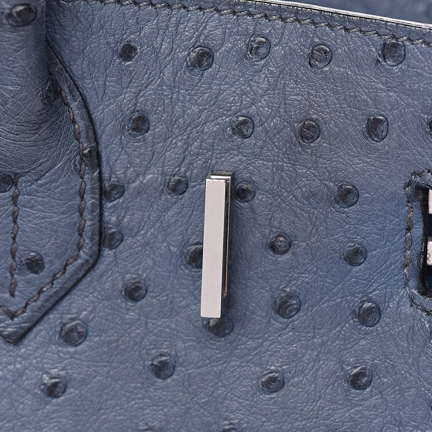 Hermes Ostrich Birkin 30 Bleu Roi 12 of 30