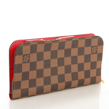 Louis Vuitton Damier Ebene Insolite Wallet Red 3 of 7