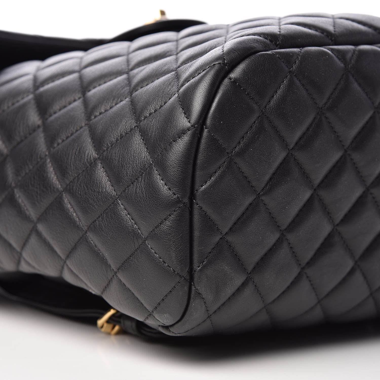 Chanel Calfskin Quilted Large Urban Spirit Backpack Black 8 of 9
