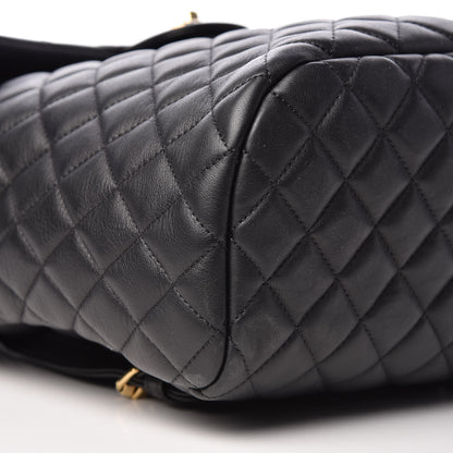 Chanel Calfskin Quilted Large Urban Spirit Backpack Black 8 of 9