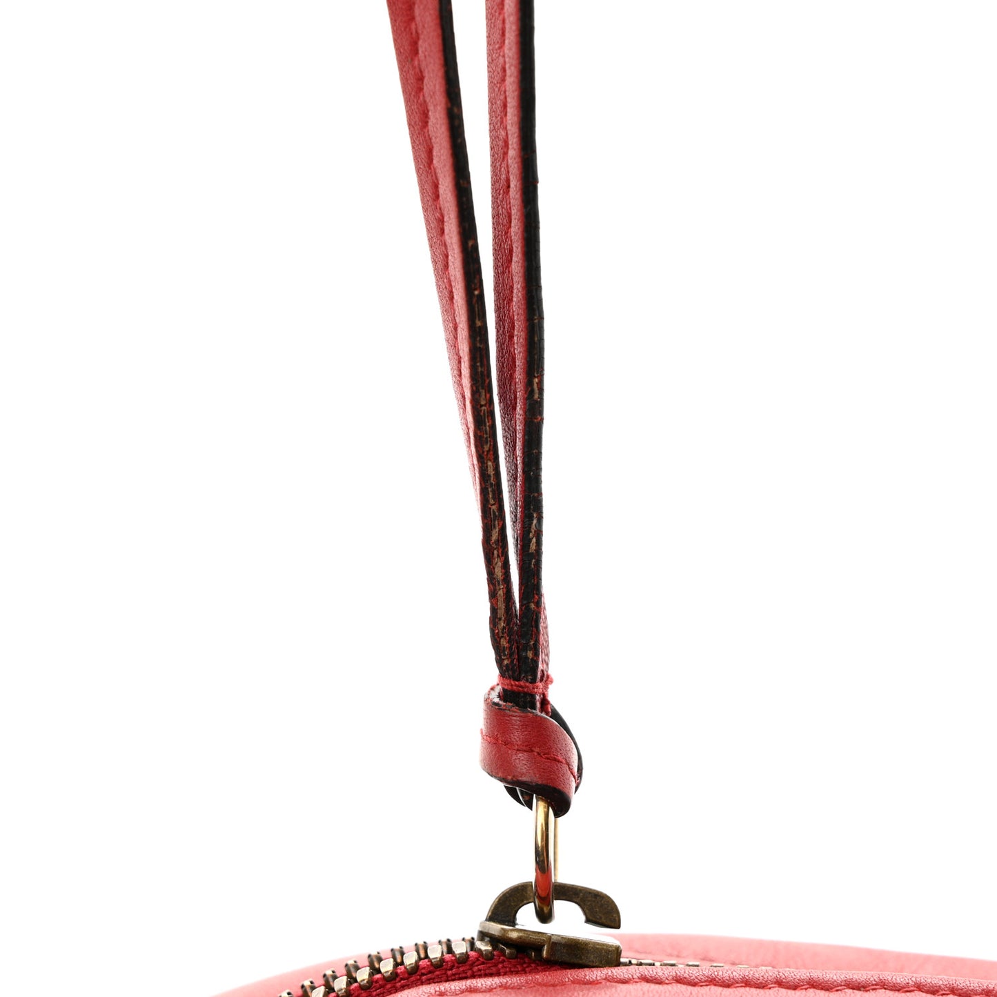 Calfskin Matelasse Small GG Marmont Chain Shoulder Bag Hibiscus Red