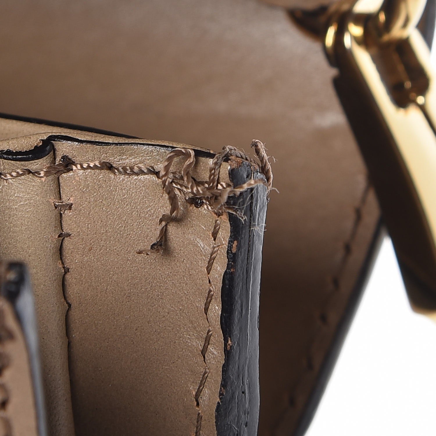 Burberry Bridle Calfskin Katherine Crossbody Clutch Beige 10 of 13