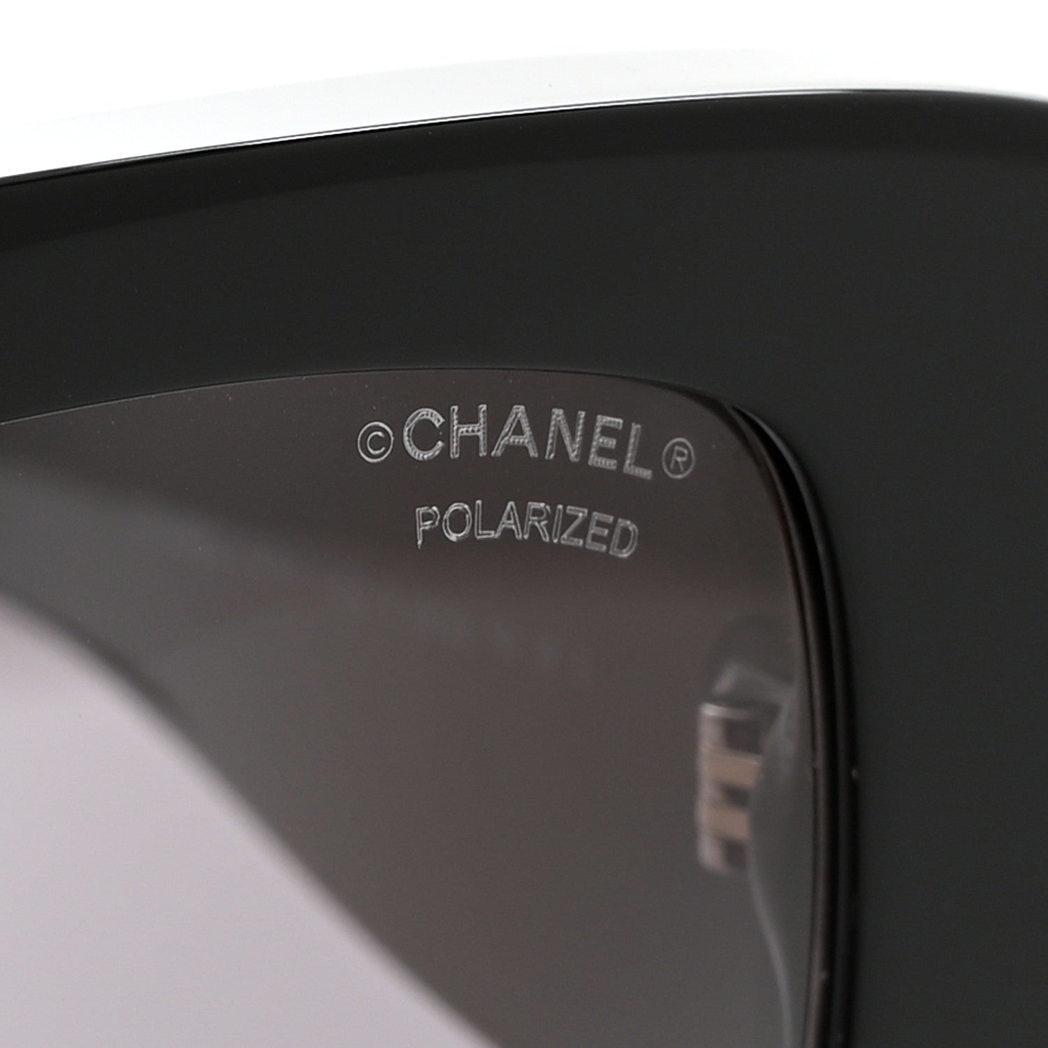 Chanel Acetate Pearl Rectangle Sunglasses 5480-H Black 8 of 11