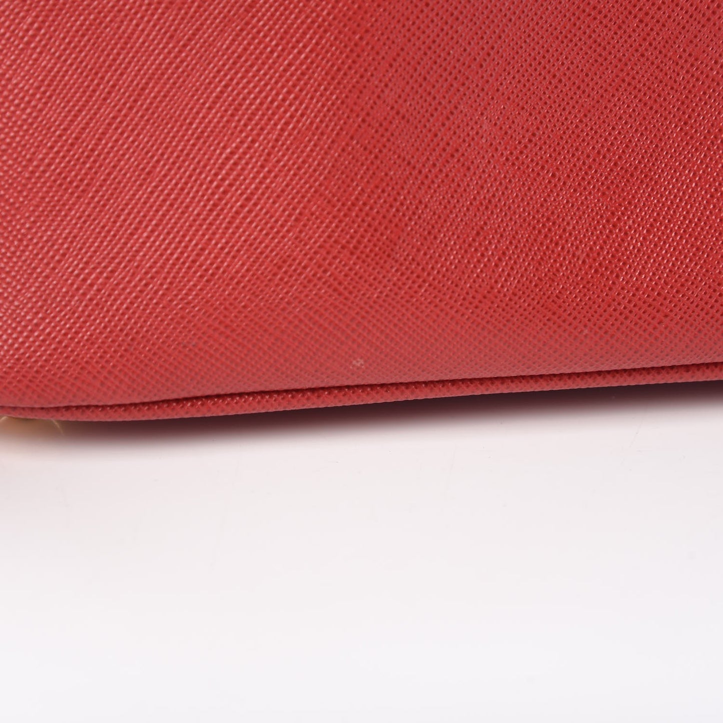 Saffiano Lux Mini Promenade Tote Fuoco