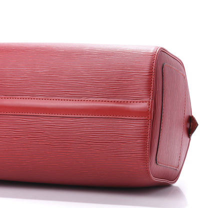 Louis Vuitton Epi Speedy 25 Castillan Red 7 of 11