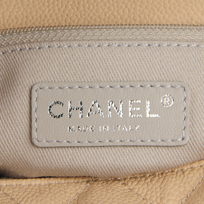 Chanel Caviar Quilted Easy Zip Tote Beige 6 of 7
