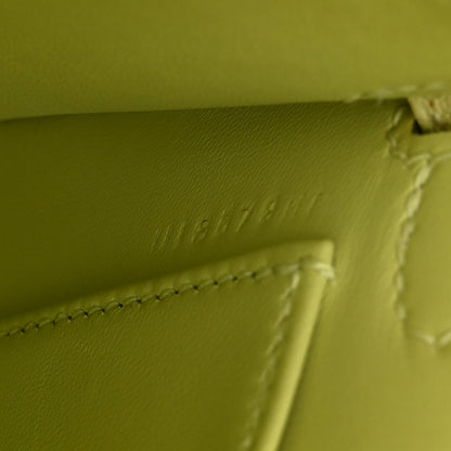 Hermes Chevre Mysore Mini Kelly Sellier 20 Jaune Bourgeon 7 of 17