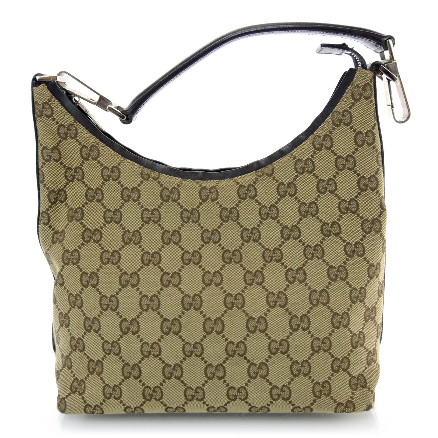 Gucci Monogram Small Hobo Ebony 3 of 13