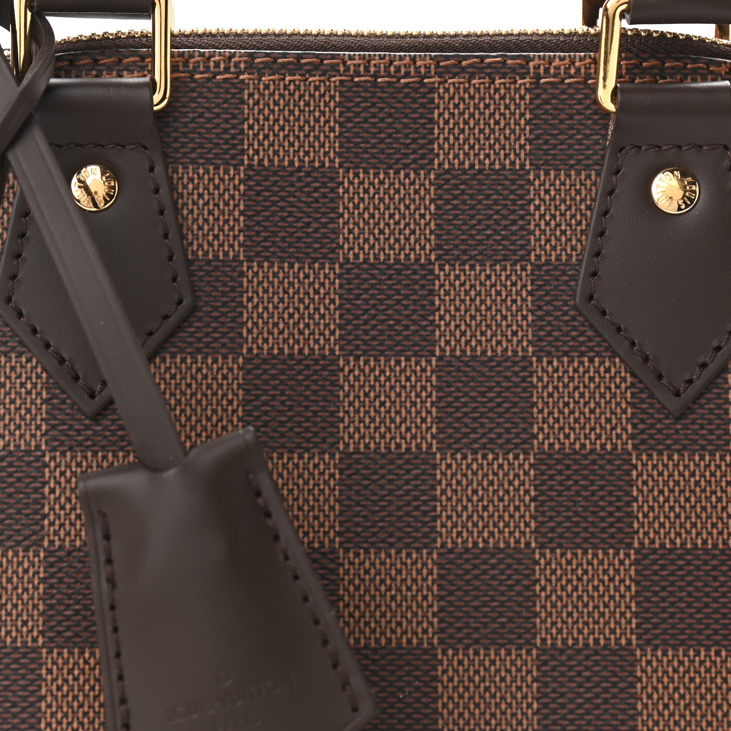 Louis Vuitton Damier Ebene Alma BB 7 of 9