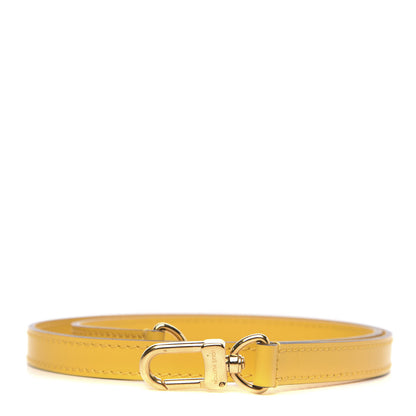Louis Vuitton Calfskin 16mm Shoulder Strap Citron 1 of 3
