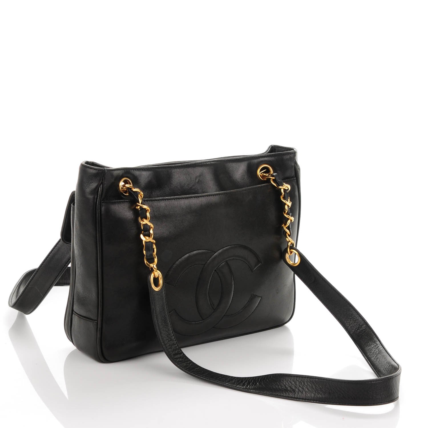 Chanel Lambskin Shoulder Bag Black 3 of 8