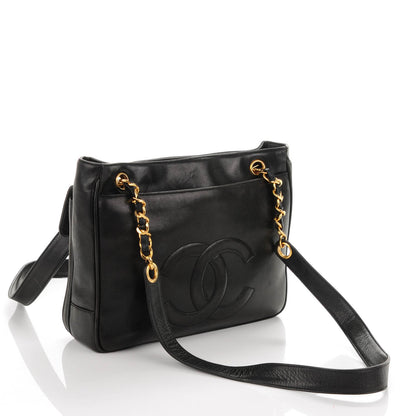 Chanel Lambskin Shoulder Bag Black 3 of 8