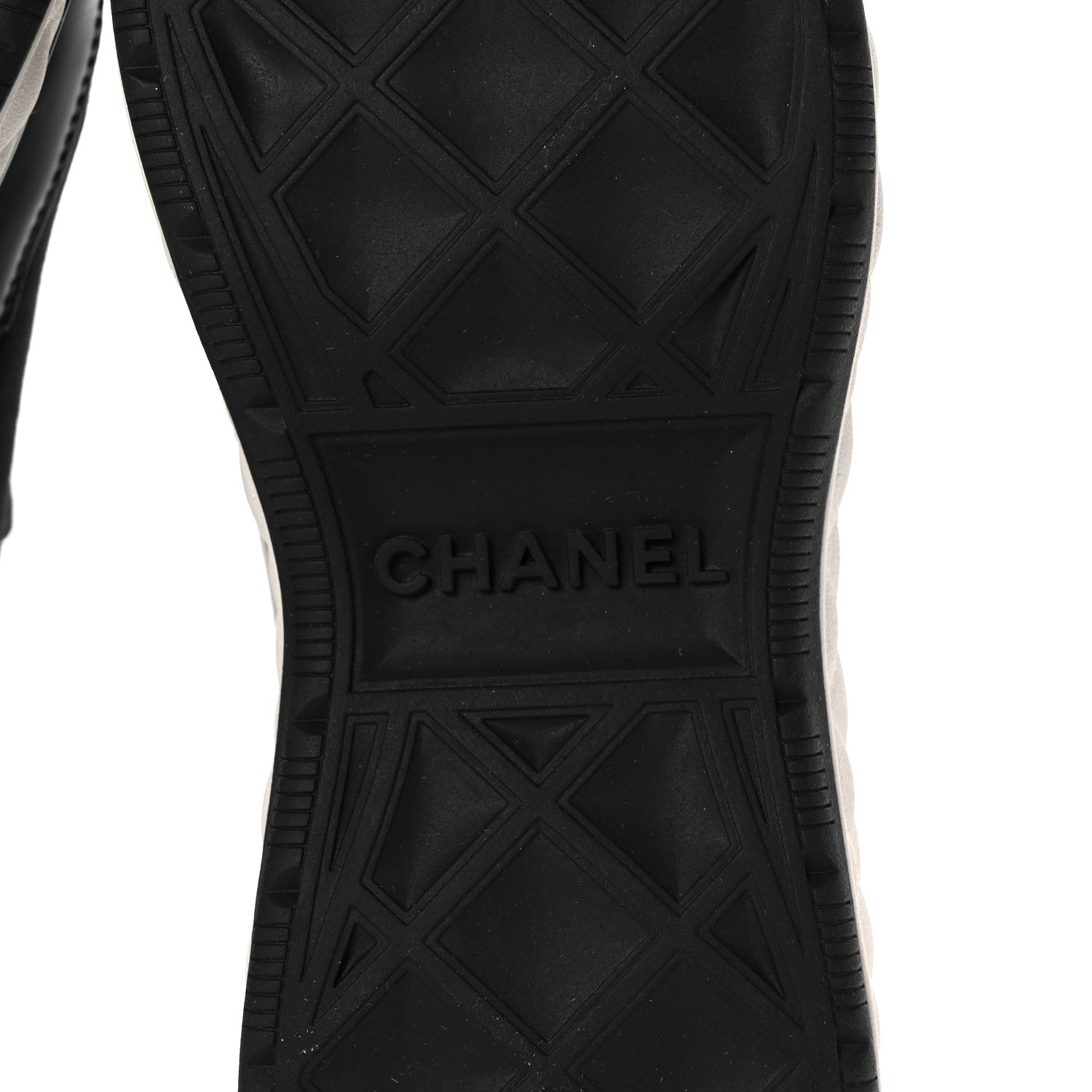 Chanel Velvet Calfskin Mixed Fibers CC Sneakers 37 Black 6 of 8