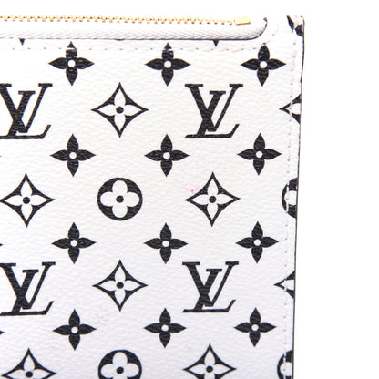 Louis Vuitton Monogram Giant Neverfull MM GM Pochette White 11 of 14