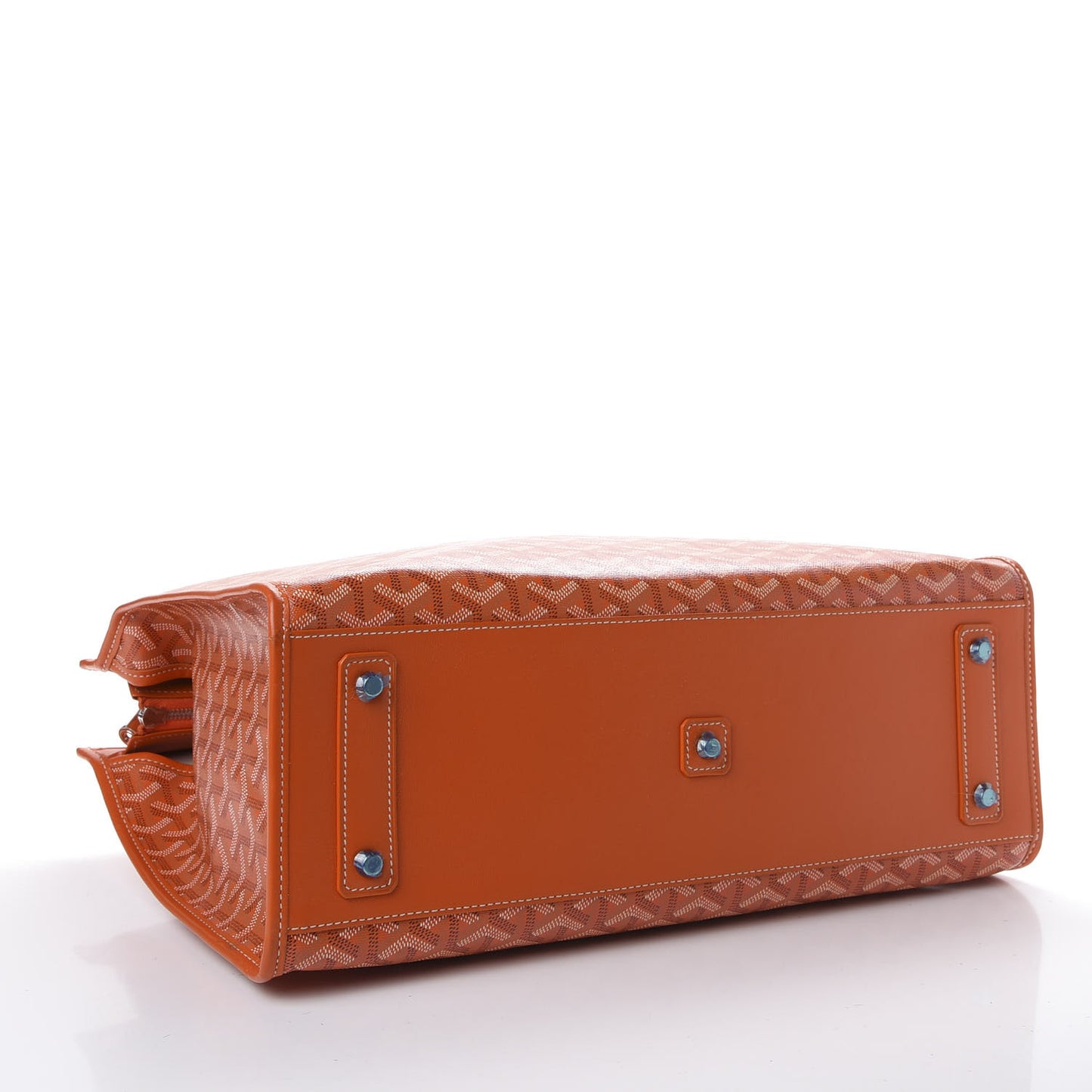 Goyardine Marquises Tote Orange