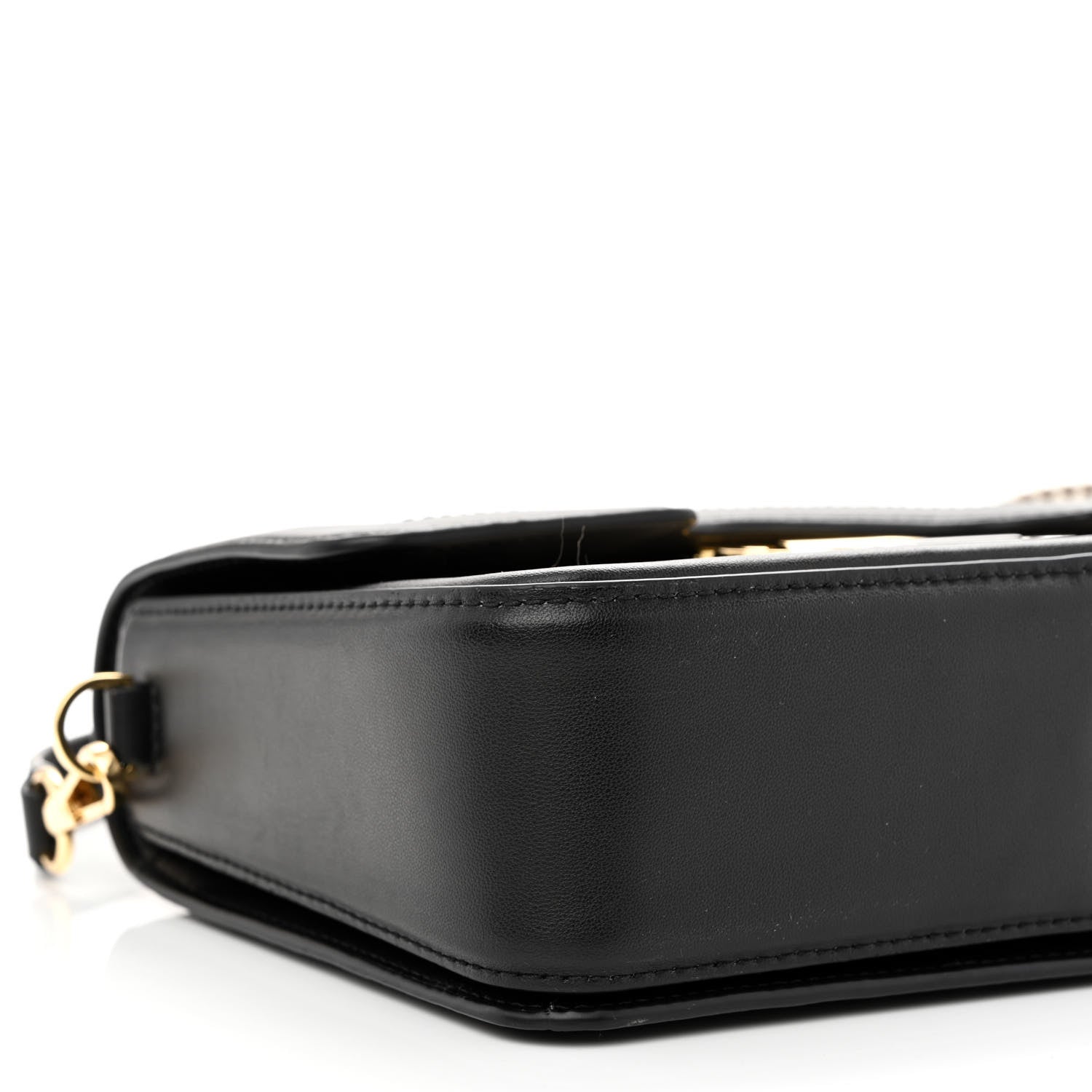 Marc Jacobs Canvas Calfskin The J Link Twist Shoulder Bag Brown Rice 9 of 10