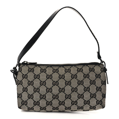 Gucci Monogram Small Pochette Black 1 of 11