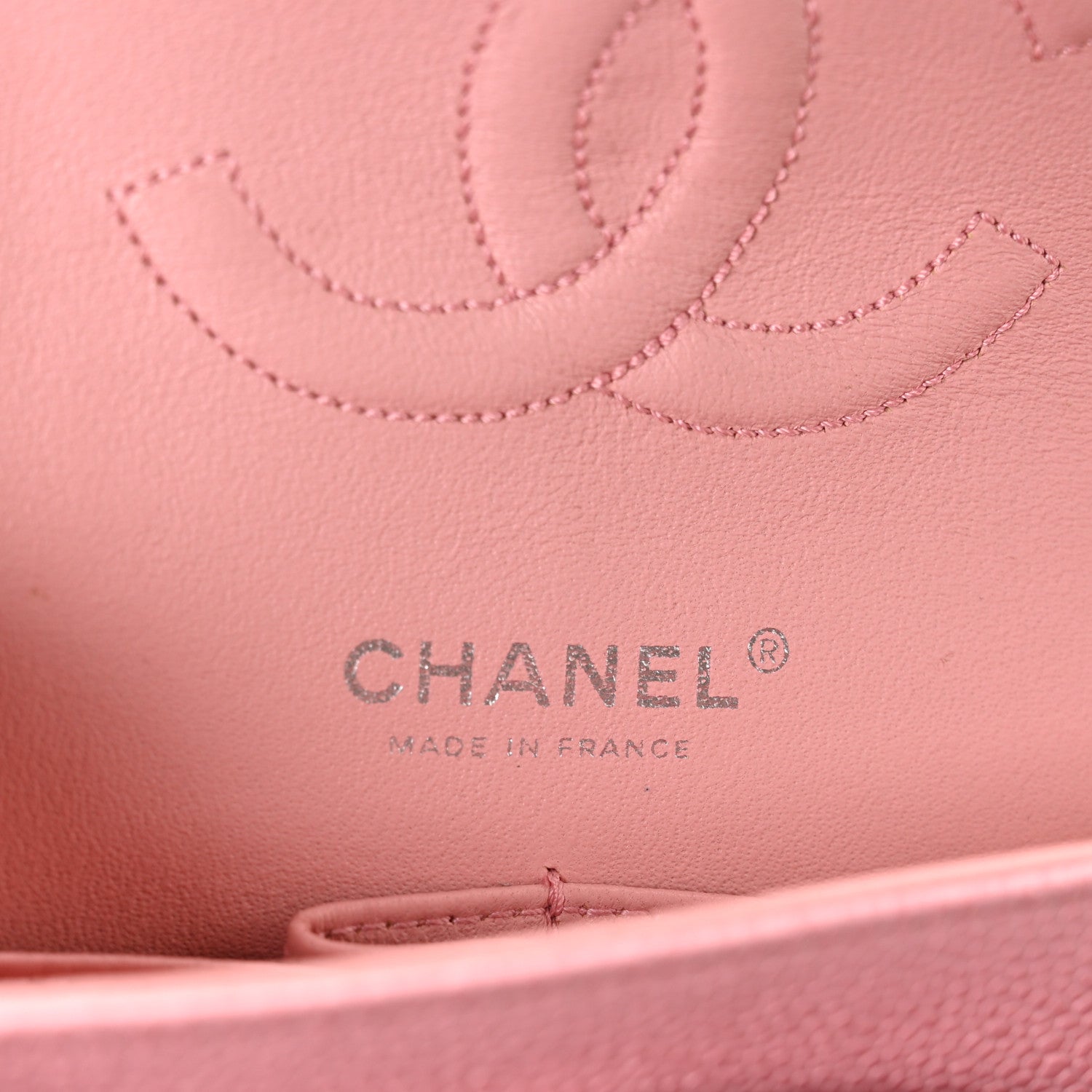 Chanel Caviar Quilted Medium Double Flap Pink 6 of 11