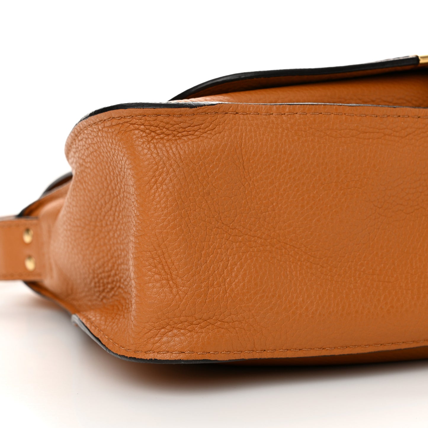 Calfskin Medium Marcie Top Handle Bag Tan