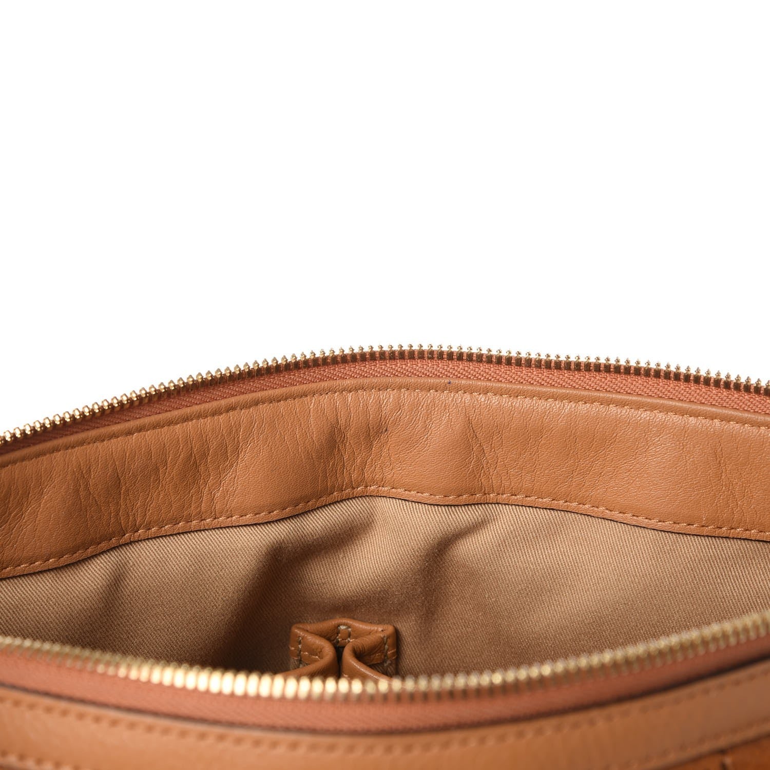 MCM Visetos Medium Essentials Shopper Tote Cognac 10 of 29