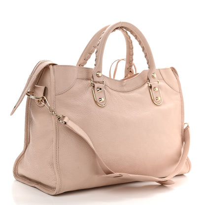 Balenciaga Chevre Gold Metallic Edge Hardware City Rose Aubepine Bois de Rose 2 of 10