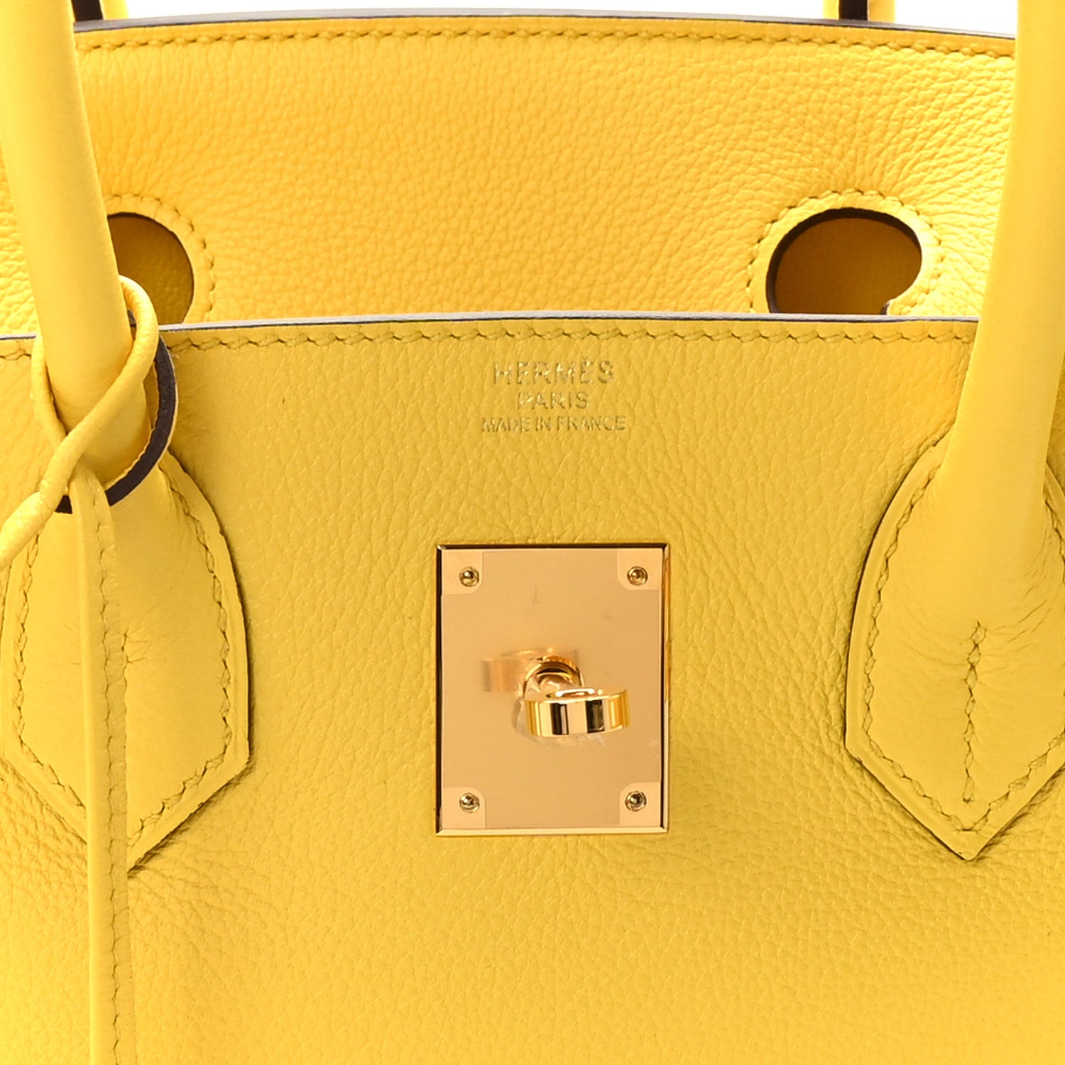 Hermes Taurillon Novillo Birkin 30 Jaune De Naples 7 of 12