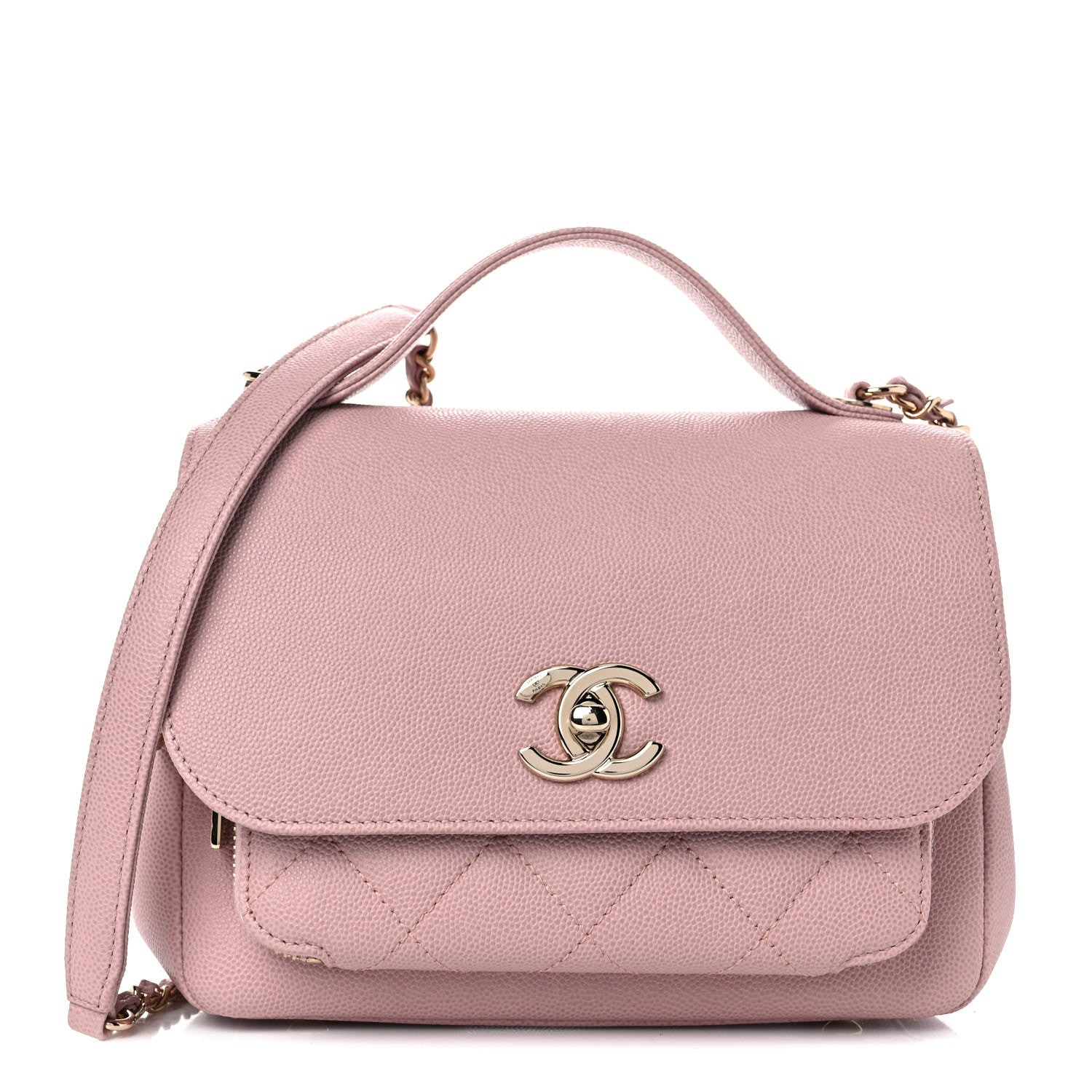 Chanel Caviar Quilted Small Business Affinity Flap Light Pink 1 of 11